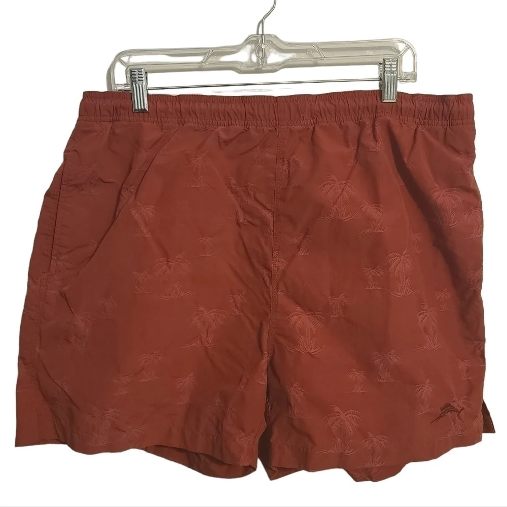 Tommy Bahama | Men's Paradise Nation Nylon Palm Print Swim Trunks (Size Large)